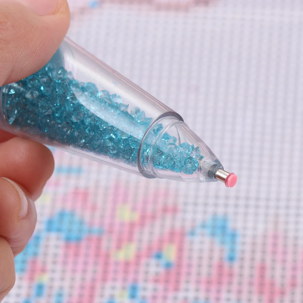 5D Diamond Painting Point Drill Pen with Diamond【only for decoration】