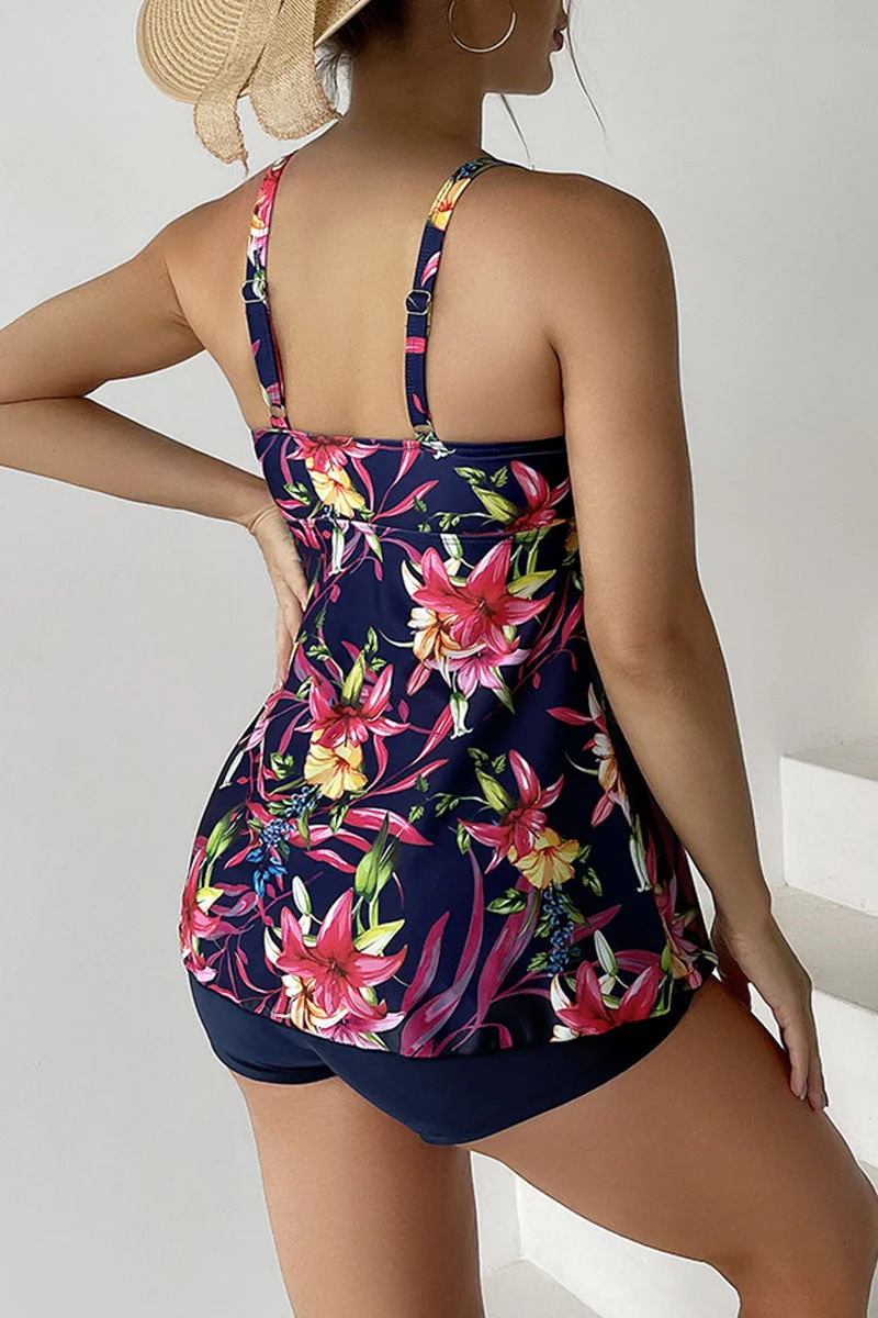 Sexy Print Patchwork Swimwears