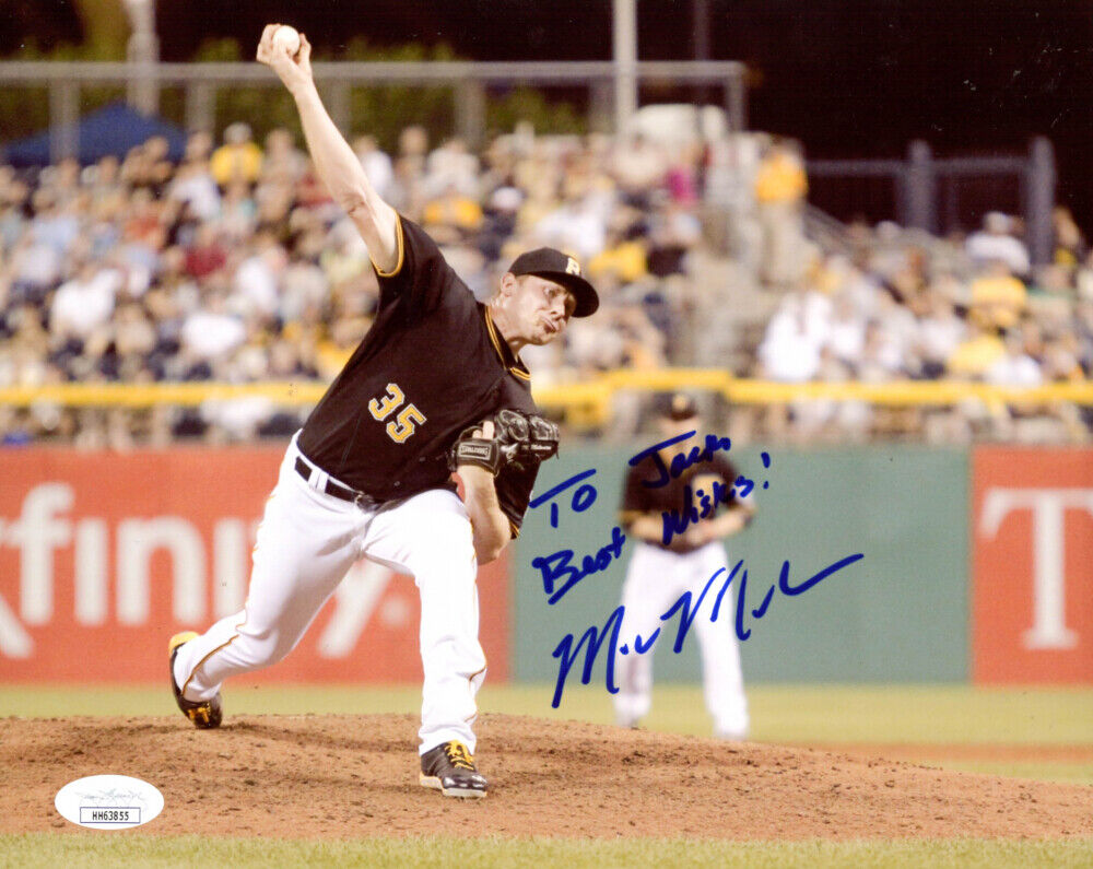 Mark Melancon Signed Pirates 8x10 Photo Poster painting Inscribed Best Wishes
