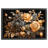(Big Size)Metallic Rose - 11CT Stamped Cross Stitch - 60*40cm - Flower