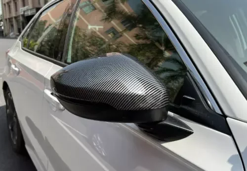 Dronehint For 2023+ Acura Integra Carbon ABS Side Rearview Mirror Top Cap Cover Trim N (For: Acura) Parts