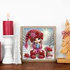 Snow Girl - Diamond Painting - Partial Special Shaped Drill(Canvas|30*30cm)