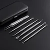 6 Pcs Blackhead Remover Comedone Extractor Tool Acne Removal Kit