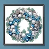 Xmas Wreath-Crystal Rhinestone Diamond Painting
