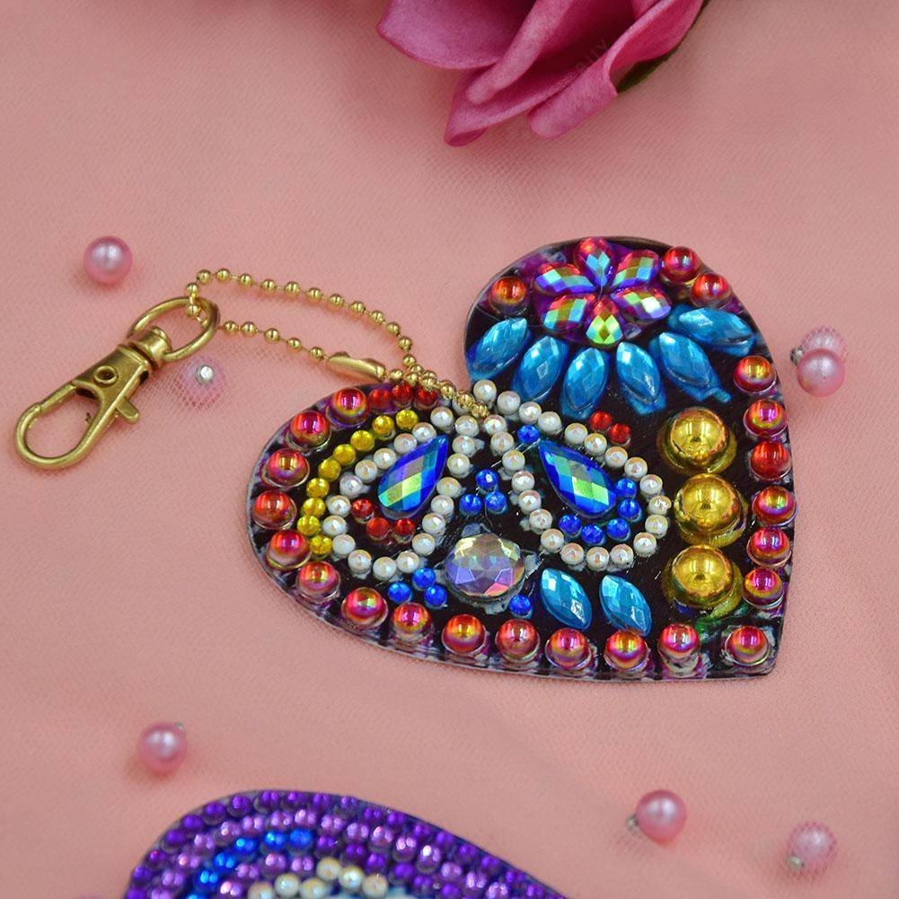 DIY Diamond Painting Keychain5pcs/set DIY Full Drill Crystal