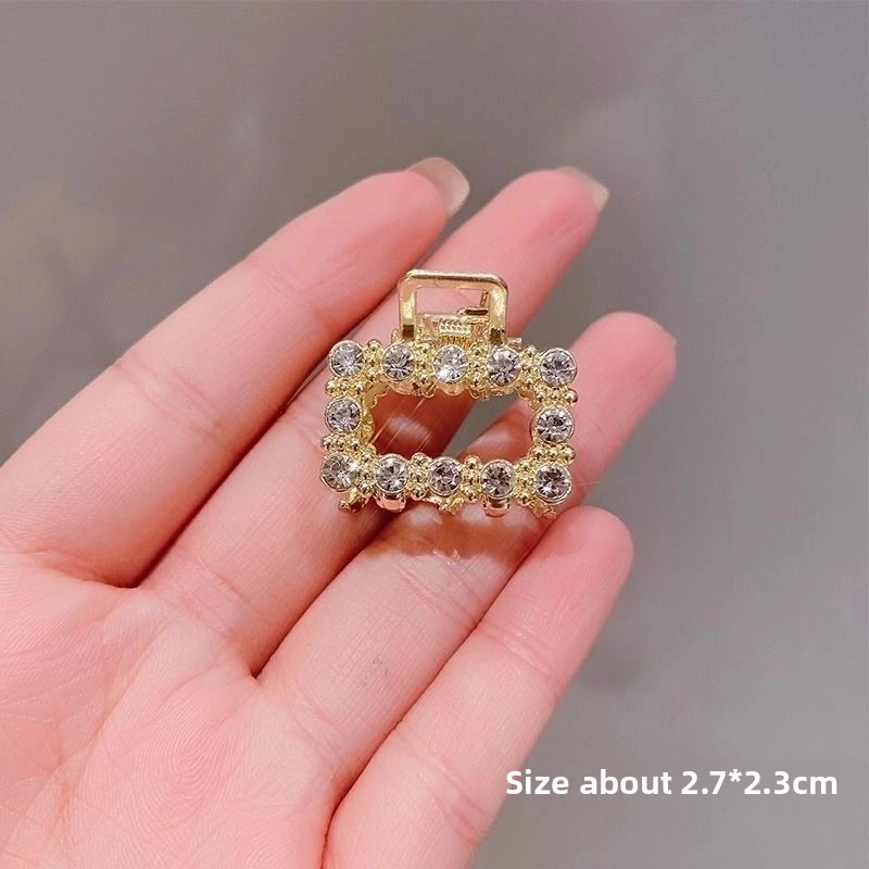 Sweet Butterfly Alloy Plating Inlay Artificial Pearls Rhinestones Hair Claws