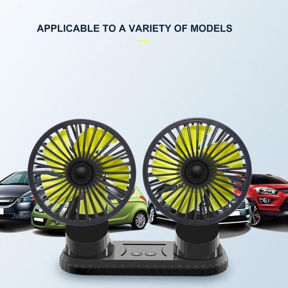 Double Cooling Car Fan | IFYHOME
