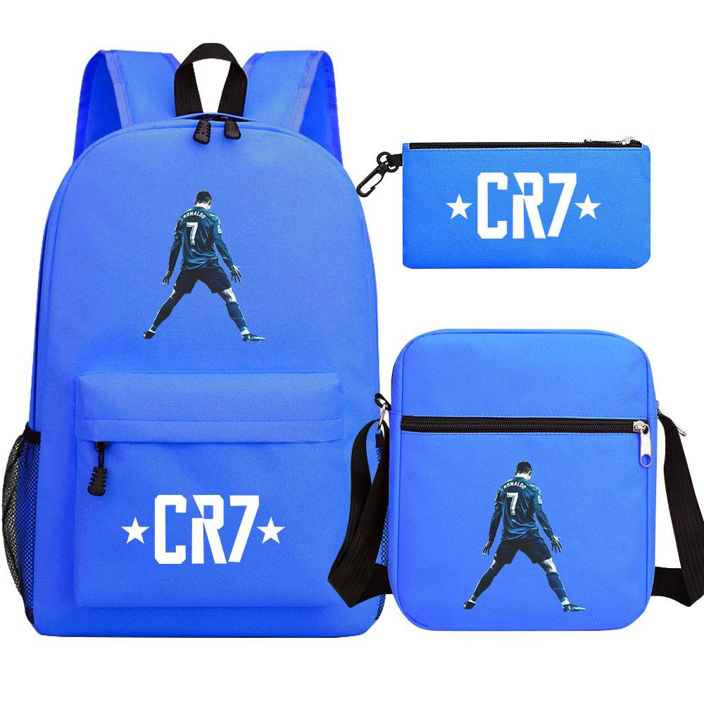 Mayoulove Cristiano Ronaldo Backpack Lightweight Design for School and Outdoor Activities-Mayoulove