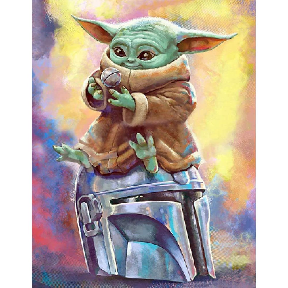 Yoda Baby - Full Round Diamond Painting