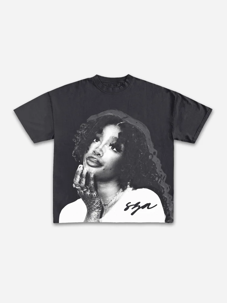 Vintage Sza Graphic Cotton T-shirt