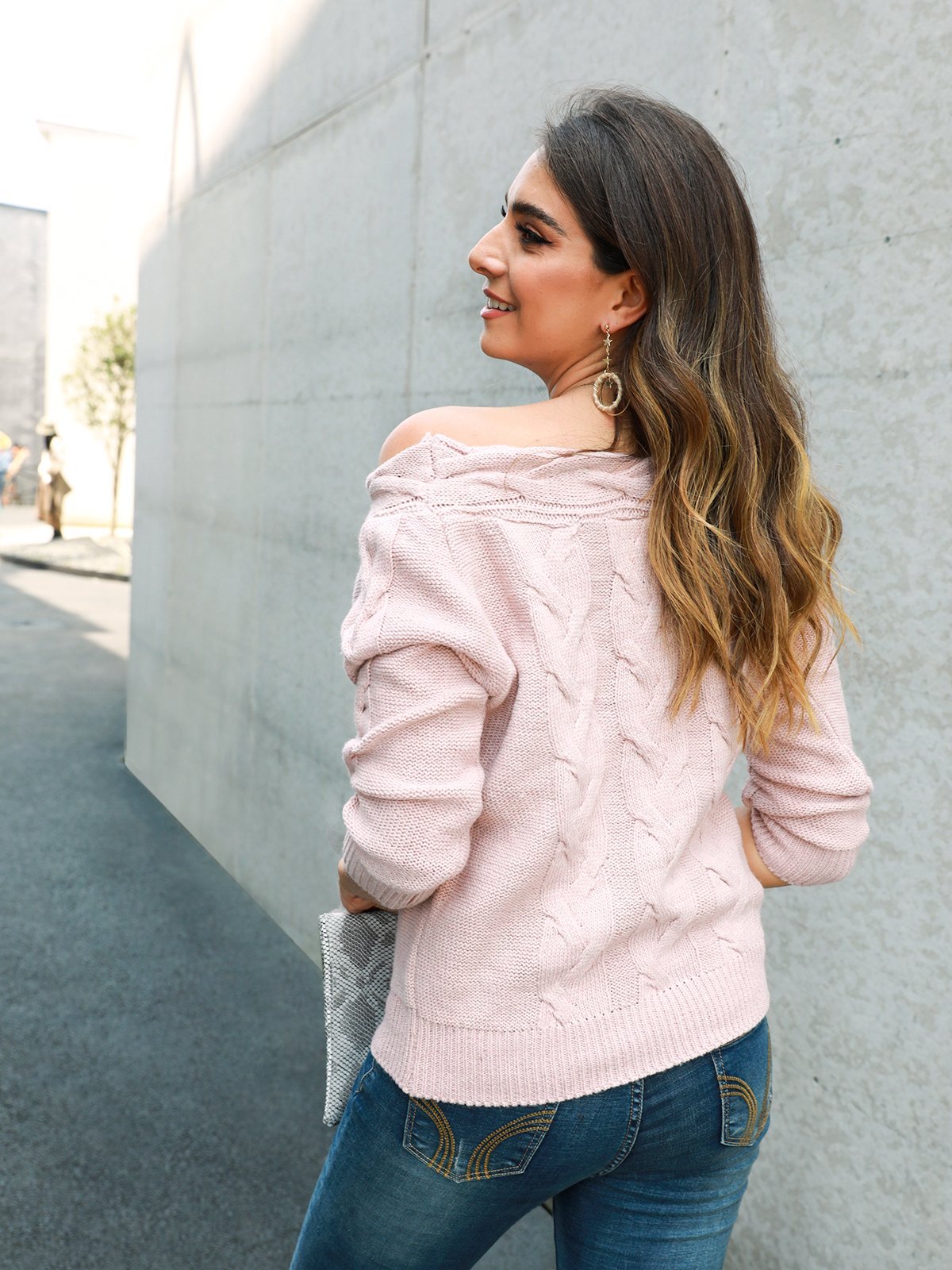 Holiday Off Shoulder Sweater