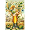 Beer-11CT Stamped Cross Stitch 40*70cm(Big Size)