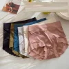 New silky sexy high waist seamless silk briefs