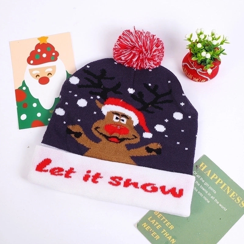 Christmas Fashion Christmas Tree Snowman Polyester Outdoor Christmas Hat
