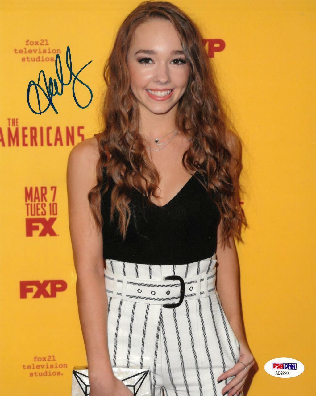 Holly Taylor Signed Authentic Autographed 8x10 Photo Poster painting PSA/DNA #AD22260