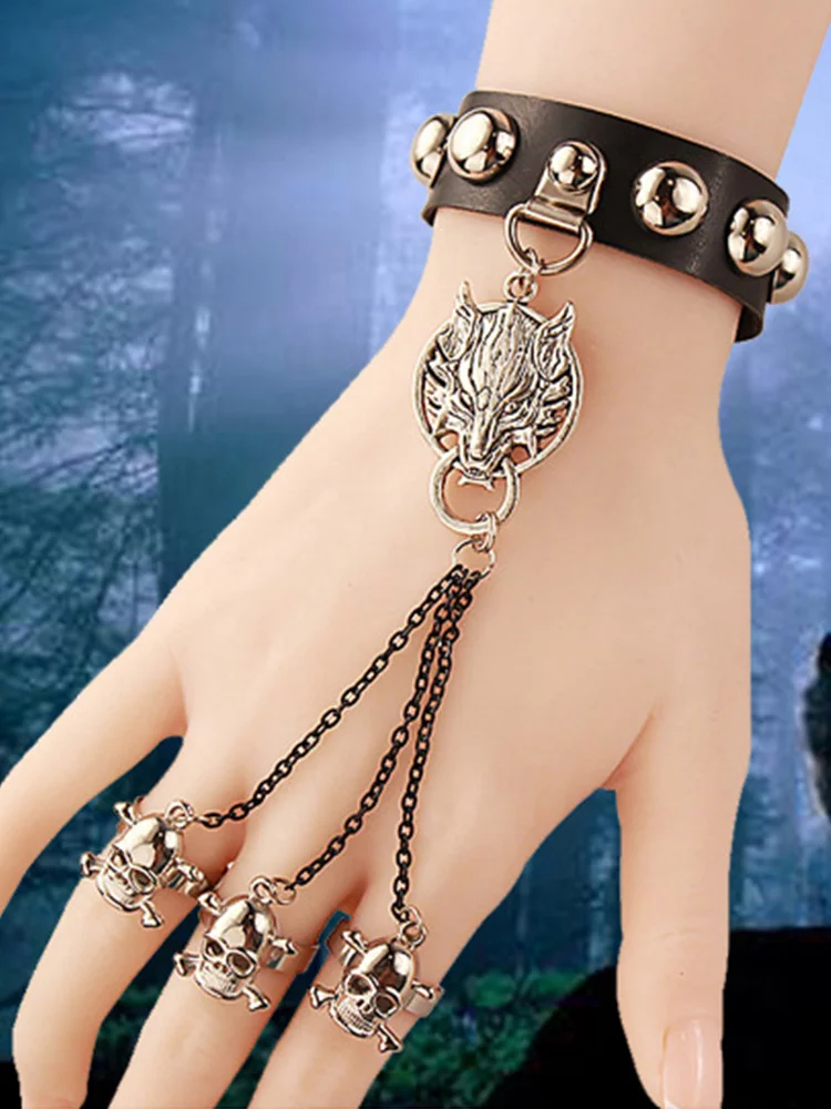Wearshes Gothic Skull Bracelet