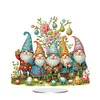 Diamond Painting Acrylic Easter Gnomes Diamond Painting Desktop Ornaments