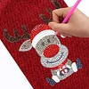 5D DIY Special Shaped Drill Diamond Painting Christmas Deer Wine Bottle Bags Covers Kits