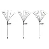 Solar Powered Firework Garden Lights Waterproof Decorative Starburst Fairy Light Easy To Install for Outside Patio Backyard Yard Walkway Decor
