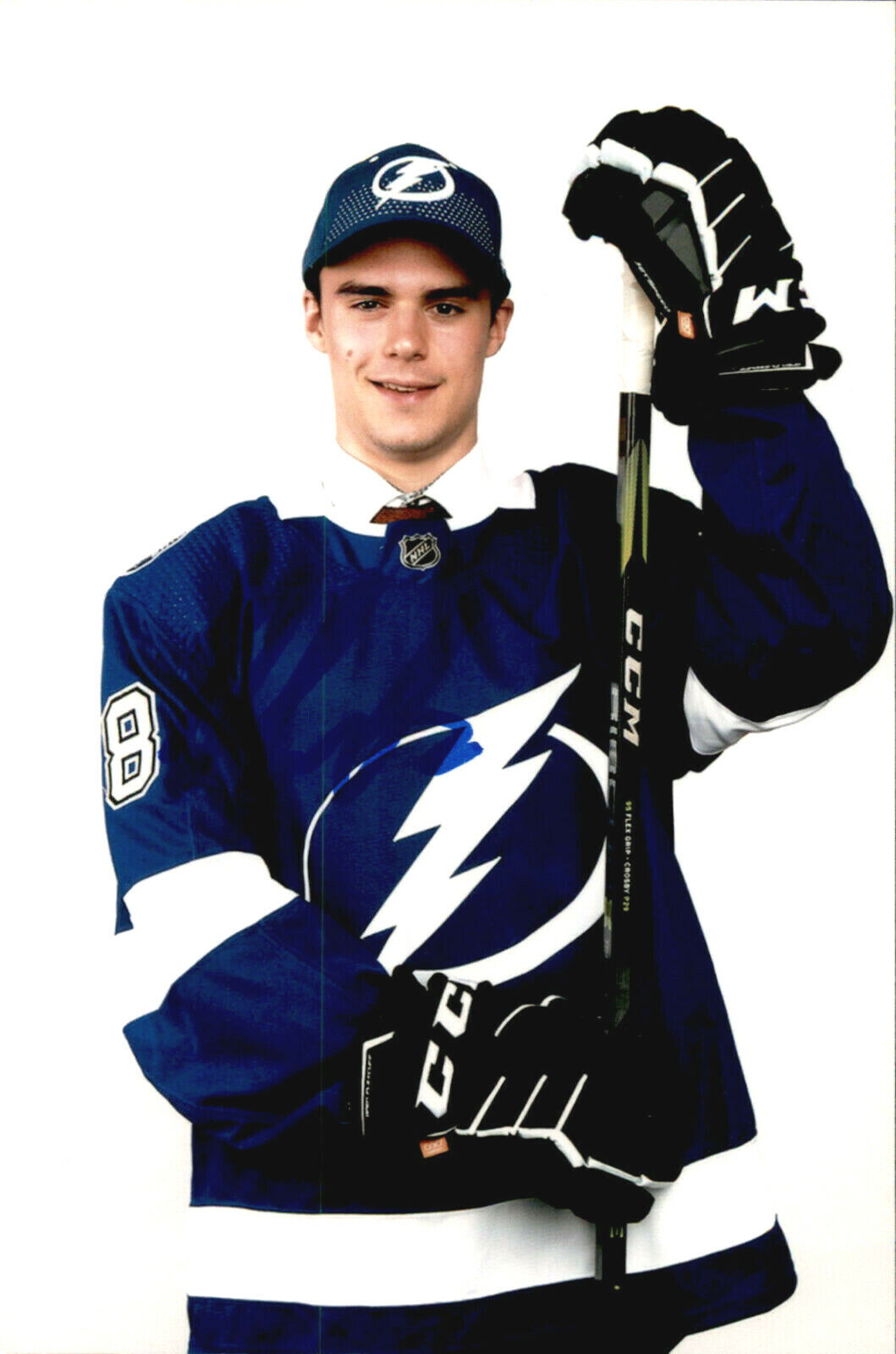 Gabriel Fortier SIGNED 4x6 Photo Poster painting TAMPA BAY LIGHTNING