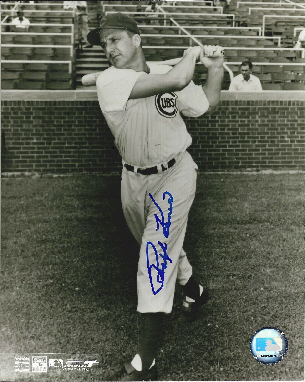 Ralph Kiner Autographed 8x10 Chicago Cubs#4