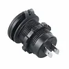 12-24V Car Charger Socket with Switch & Voltmeter Waterproof Cigarette Outlet Replacement Motorcycle USB Charger Suitable for Boat Golf Cart RV Motorcycle Truck