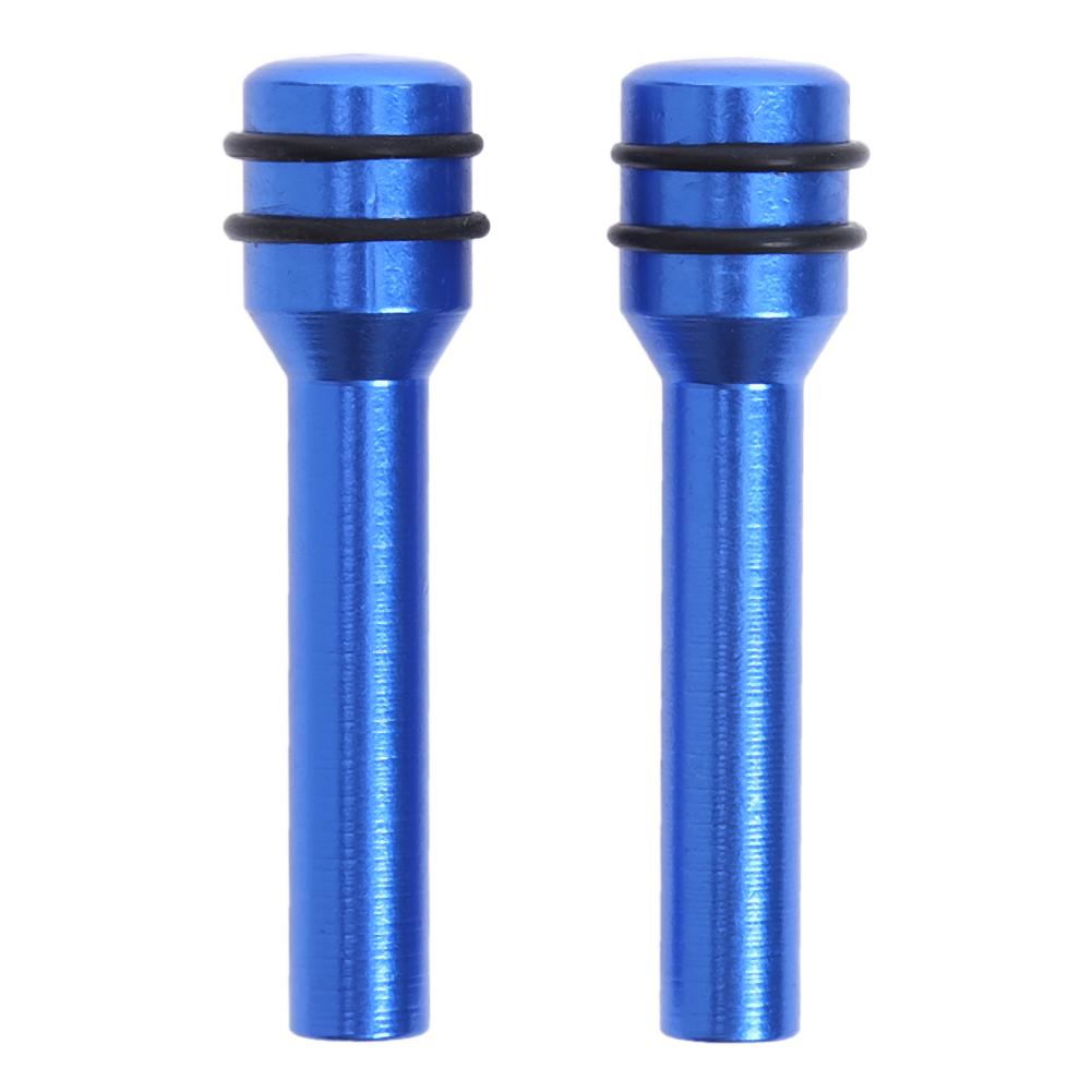 

2pcs Universal Aluminum Interior Door Lock Knob Pins for Car Truck (Blue), 501 Original