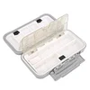 Fishing Tackle Storage Box Lure Bait 24 Compartment ABS Plastic Double Layer 