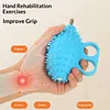 Silicone Relief Squeeze Ball Hedgehog Grip Strength Hand Exerciser