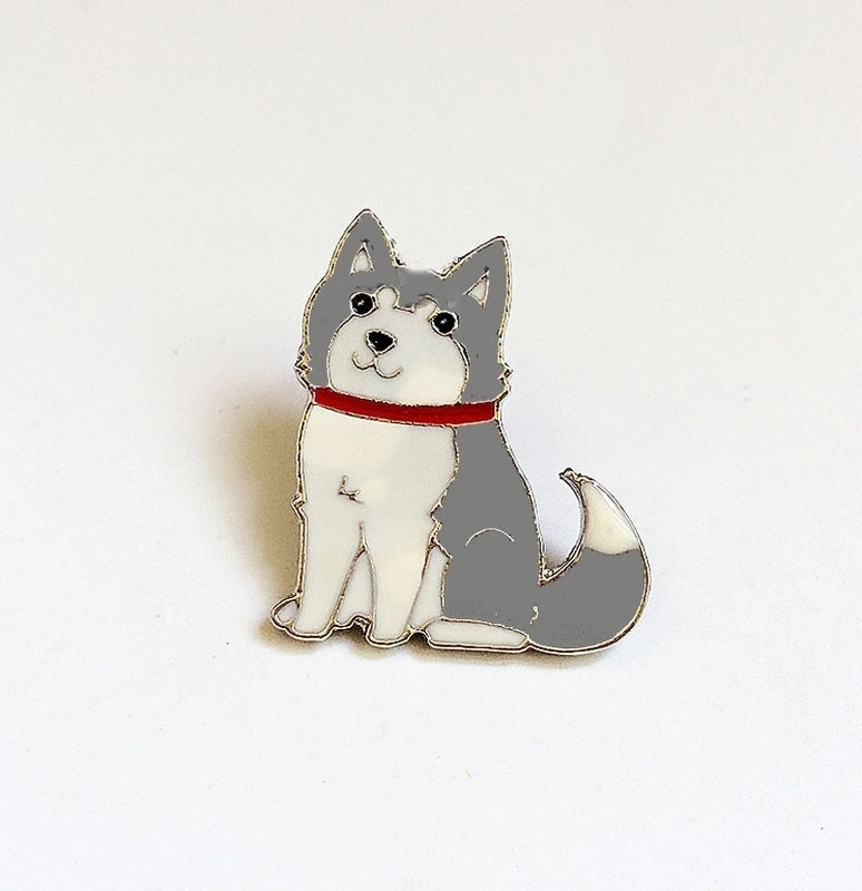 Cute Minimalist Pin Animal Dog Alloy Enamel Unisex Brooches
