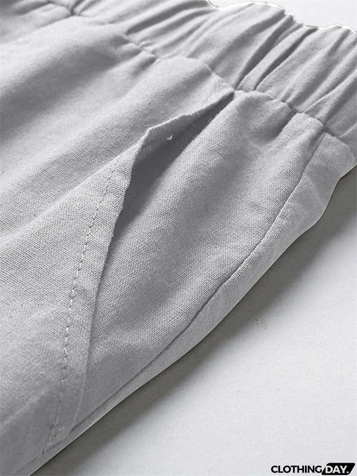 Men's Sports Quick Dry Drawstring Large Pockets Loose Pants