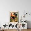 (Counted/Stamped) 11CT Cross Stitch - - Chicken And Sunflower 40*50cm/15.7x19.7in
