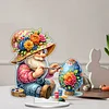 Diamond Painting Acrylic Easter Gnome Tabletop Ornaments Decorations for Adult Beginner Home Decor DIY Crafts Gift