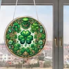 Diamond Painting Acrylic Four-Leaf Clover Window Hanging Pendant for Home Decor