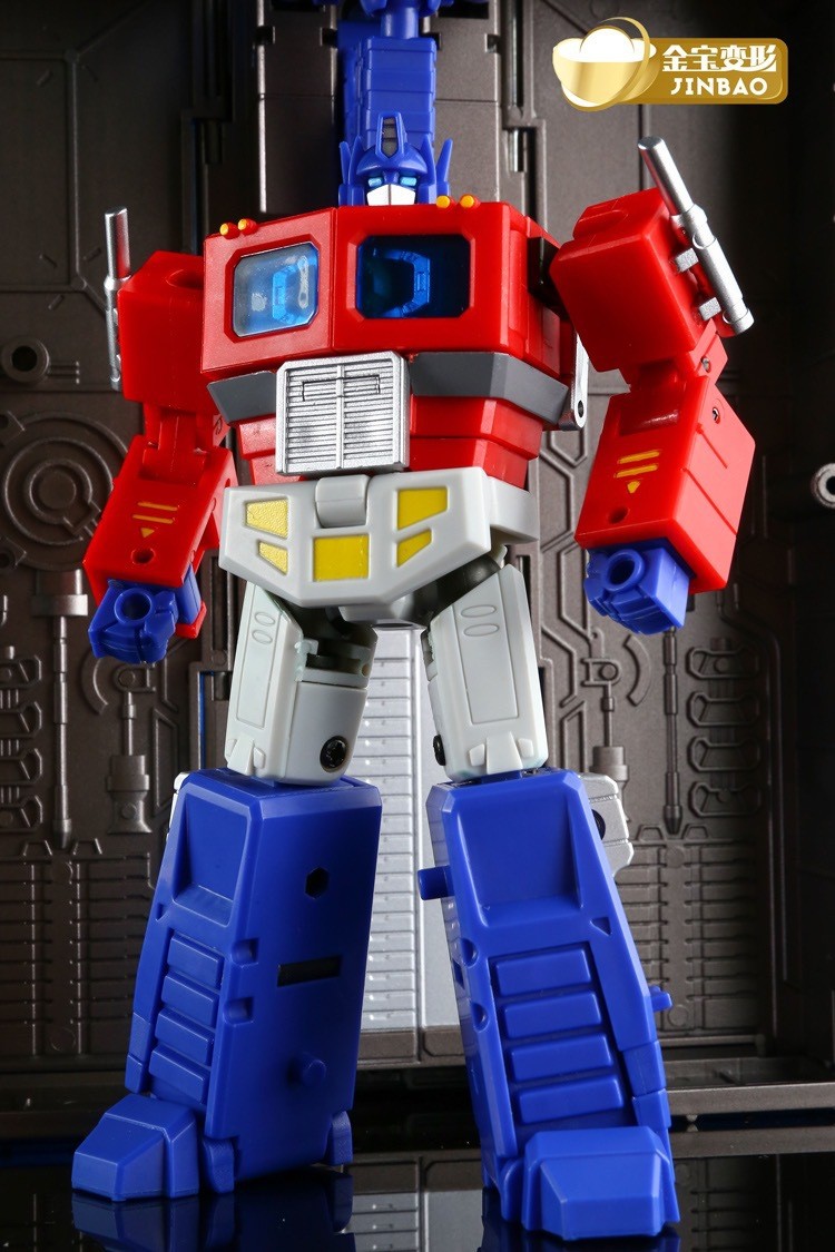 Jinbao Mini Optimus Prime G1 Autobots Robot Transformers Action Figure Toy Model Kids Collectible Classic G1 Series Transforming Robot Mini Size Autobot Figure Transformers Fan Collection Gift Premium Plastic Robot Toy for Kids & Young Collectors