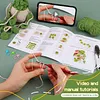 Hanging Potted Plants Crochet Starter Kit with Step-by-Step Instructions and Video Tutorials Complete Crochet Kit for Beginners Decoration 