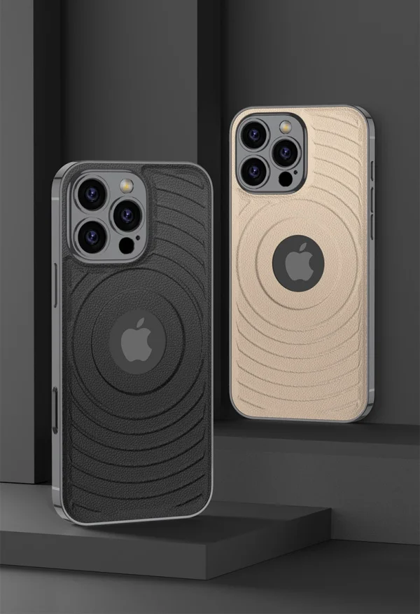 Fashion Electroplated Leather IPhone Case