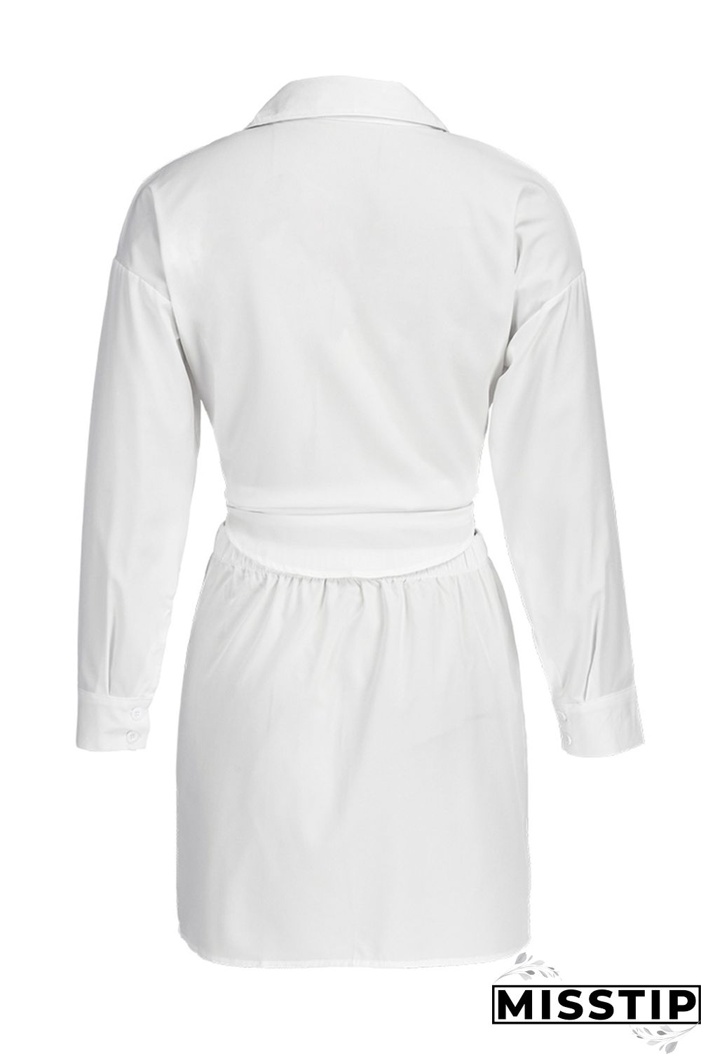 Coffee Fashion Sexy Solid Basic Turndown Collar Long Sleeve Two Pieces