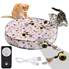 Interactive Cat Toys Ball Fast Rolling in Pouch Funny Cat Toys for Indoor Cats