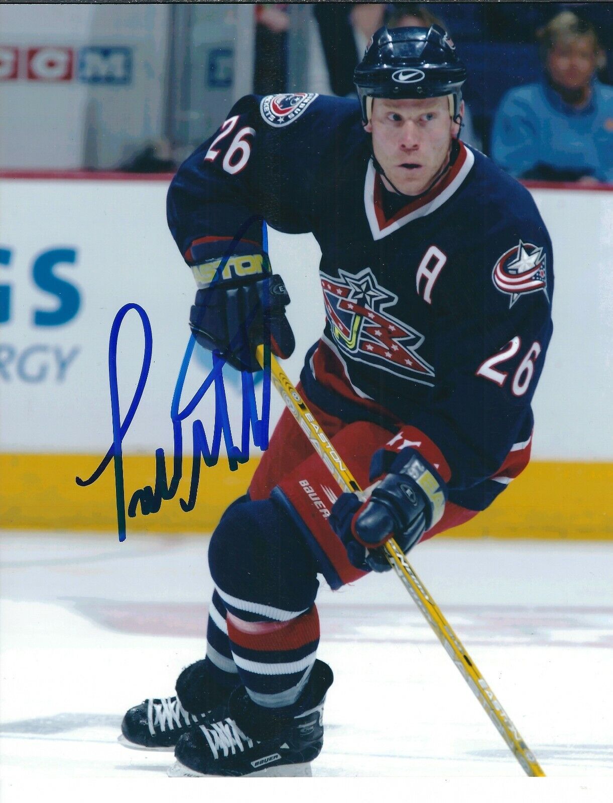 Autographed TODD MARCHANT Columbus Blue Jackets 8x10 Photo Poster painting - w / COA