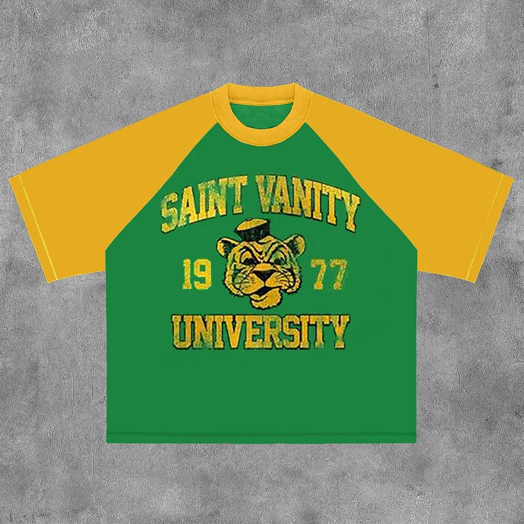 Saint Vanity Print Short Sleeve T-Shirt
