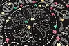 Chrome Hearts Colorful Rhinestone Hoodie - Black Gothic Street Sweatshirt 2608