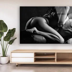 Pornhint Tempered Glass Wall ArtErotic Wall DecorGlass PrintingSexy Woman Wall ArtWall HangingsNaked Wall ArtNude Woman Wall Art Gifts for Her NSFW