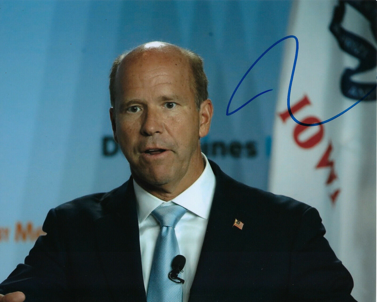 JOHN DELANEY - 2020 DEMOCRATIC CANDIDATE - SIGNED AUTHENTIC 8x10 Photo Poster painting w/COA