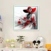 Red Hat Woman-11CT Stamped Cross Stitch 40*40cm