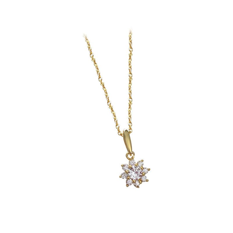 Snowflake Diamond Necklace