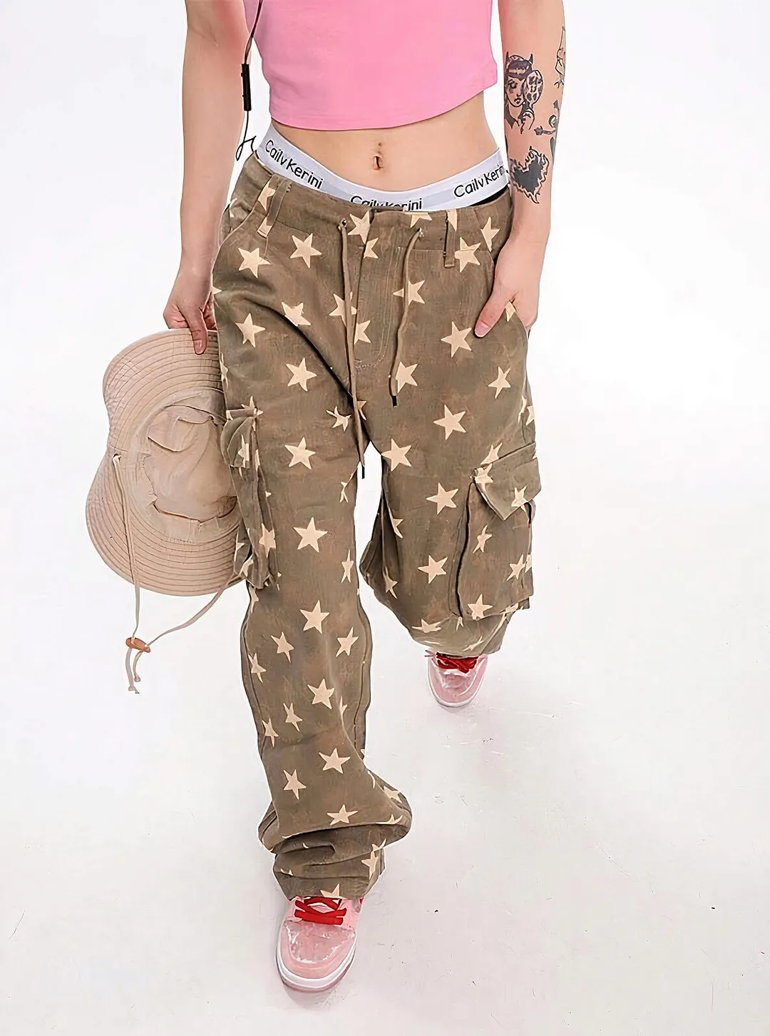 Brownm Star Low Rise Jeans