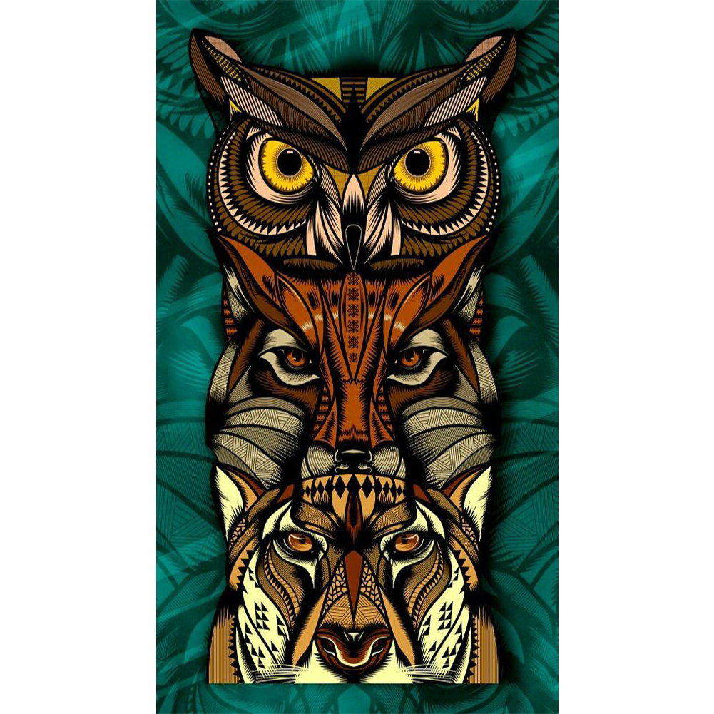 

Abstract Animal Icon - Round Drill Diamond Painting - 40*70CM (Big Size), 501 Original