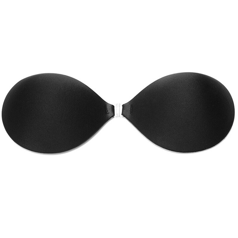 Uaang Women Sexy Bras For Self Adhesive Super Push Up Bra Front Closure Plus Size Invisible Bra Strapless Backless Silicone Sticky Bra