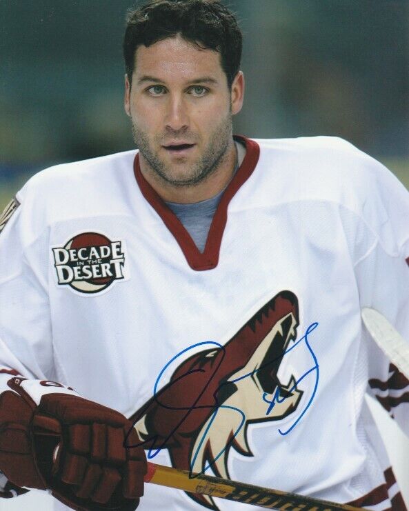 ED JOVANOVSKI SIGNED PHOENIX COYOTES 8x10 Photo Poster painting! ARIZONA Autograph